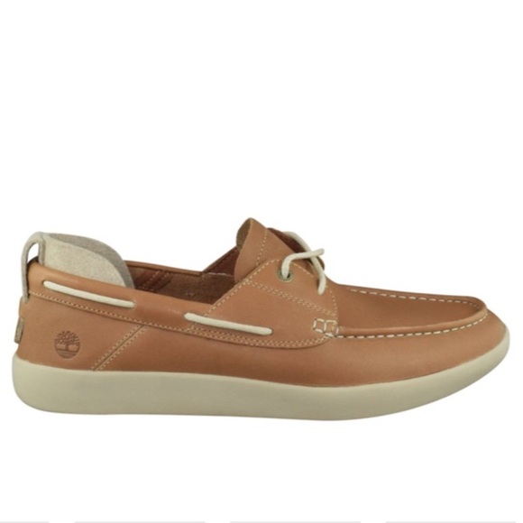 Timberland Project Better Boat Full Grain Leather Upper Brown Shoes Size 7M - Picture 2 of 16